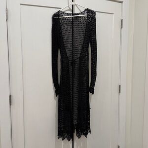 Vintage Morbid Threads Duster Fishnet Cover